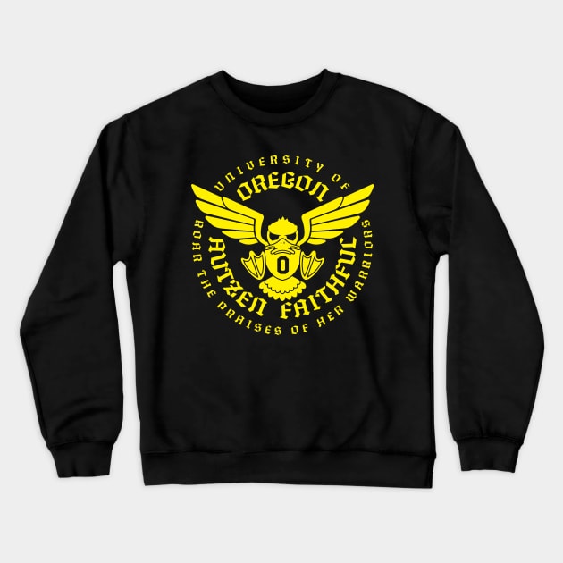 Battle Quack Crewneck Sweatshirt by WildKingdumb